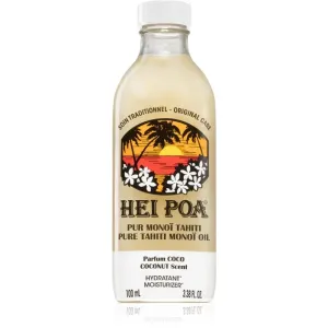 Hei Poa Pure Tahiti Monoï Oil Coconut Multifunktionsöl Für Körper und Haar 100 ml