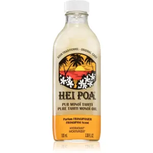Hei Poa Pure Tahiti Monoï Oil Frangipani Multifunktionsöl Für Körper und Haar 100 ml