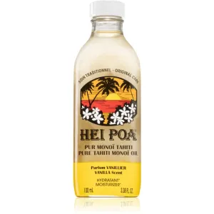 Hei Poa Pure Tahiti Monoï Oil Vanilla Multifunktionsöl Für Körper und Haar 100 ml