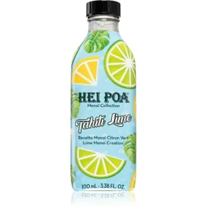 Hei Poa Tahiti Monoi Oil Lime Multifunktionsöl für Gesicht, Körper und Haare 100 ml