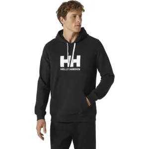 Helly Hansen LOGO Herren Sweatshirt mit Kapuze, schwarz, größe XL
