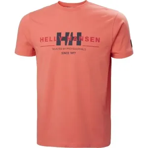 Helly Hansen RWB GRAPHIC T-SHIRT Herrenshirt, lachsfarben, größe S