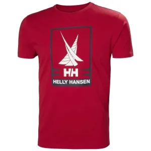 Helly Hansen SHORELINE T-SHIRT 2.0 Herrenshirt, rot, größe L