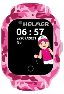 Helmer Smart-Touch-Uhr mit GPS-Locator und Kamera - 4G pink