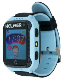 Helmer Smart-Touch-Uhr mit GPS-Ortung und Kamera - LK 707 Blau