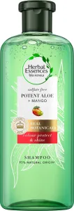 Herbal Essence Shampoo für trockenes und gefärbtes Haar Potent Aloe + Mango (Color Protect & Shine Shampoo) 380 ml
