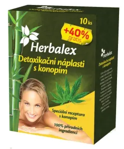 Herbamedicus Detox Patch mit Cannabis 10 Stück + 40% GRATIS