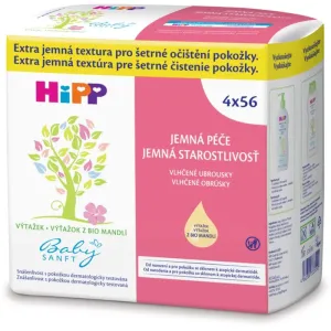 Hipp Babysanft feuchte Feuchttücher für Kinder ab der Geburt 4x56 St