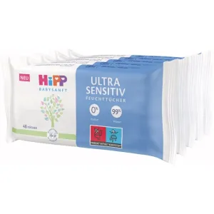 Hipp Babysanft Ultra Sensitive Feuchttücher für Kinder 5x48 St