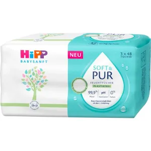 Hipp Soft & Pur feuchte Feuchttücher für Kinder ab der Geburt 3x48 St
