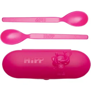 Hipp Spoons Set Geschirrset Pink(unterwegs)