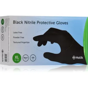 Holík Nitril Black Puderfreie Schutzhandschuhe aus Nitril Größe XL 2x50 St
