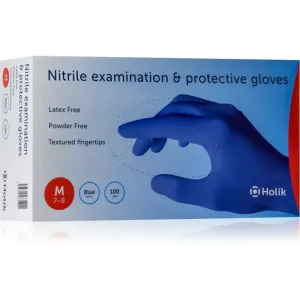 Holík Nitril Blue Puderfreie Handschuhe aus Nitril Größe M 2x50 St