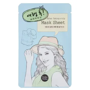 Holika Holika Aufhellende Leinwandmaske After Taking a Trip (After Mask Sheet) 16 ml