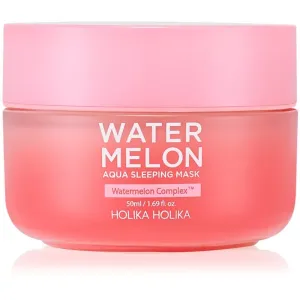 Holika Holika Watermelon Mask intensive Nacht-Maske für schnelle Regeneration trockener und dehydrierter Haut 50 ml