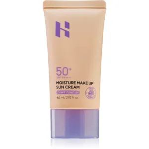 Holika Holika Moisture Make Up Sun Cream schützende Tönungscreme für das Gesicht SPF 50+ 60 ml