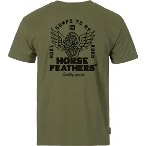 Horsefeathers WHEEL Herren T-Shirt, khaki, größe XL