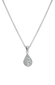 Hot Diamonds Elegante Silberkette mit Diamant und Topas Glimmer DP913 (Kette, Anhänger)