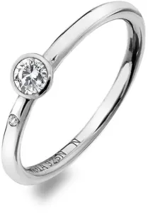 Hot Diamonds Luxuriöser Silberring mit Topas und Diamant Willow DR206 51 mm