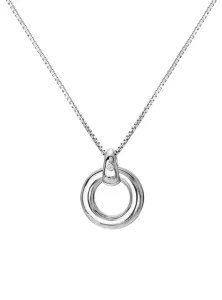 Hot Diamonds Minimalistische Silber-Diamant-Halskette Forever DP900 (Kette, Anhänger)