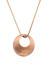 Hot Diamonds Schöne Bronzekette mit Diamanten DP834 (Halskette, Anhänger)