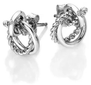 Hot Diamonds Silberne Ohrringe mit einem echten Diamanten Jasmine DE610