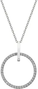 Hot Diamonds Silberne Halskette mit echtem Diamant Flora DP718 (Kette, Anhänger)