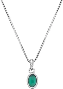 Hot Diamonds Silberne Halskette für die im Mai Geborenen Birthstone DP758