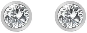 Hot Diamonds Silberohrringe mit Topas und echtem Diamant Willow DE584