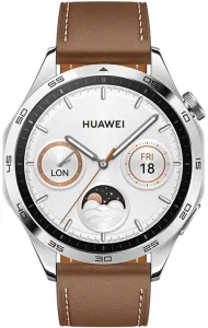 Huawei Watch GT 4 46 mm Braunes Leder