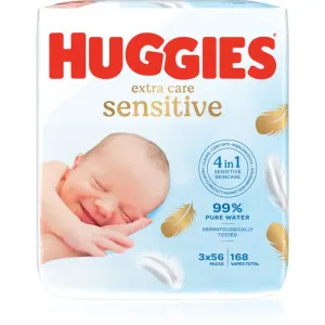 Huggies Extra Care Triplo Feuchttücher für Kinder 3x56 St