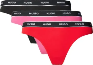 Hugo Boss 3 PACK - Damen Tanga HUGO 50480150-980 XL