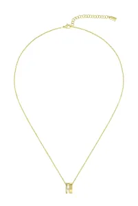 Hugo Boss Modische vergoldete Halskette mit Kristallen Lyssa 1580347