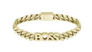 Hugo Boss Modisches vergoldetes Armband Boss 1580505 19 cm