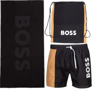 Hugo Boss Herren Set BOSS - Badeshorts, Handtuch und Tasche 50492907-001 XXL