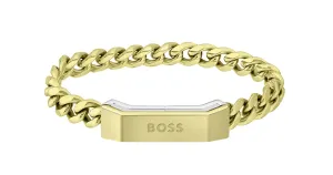 Hugo Boss Stilvolles vergoldetes Armband 1580318M 17,5 cm