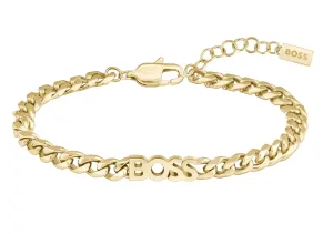 Hugo Boss Stilvolles vergoldetes Damenarmband Kassy 1580593