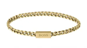 Hugo Boss Zeitloses vergoldetes Armband Chain for Him 1580172 19 cm