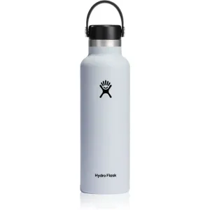 Hydro Flask Standard Mouth Flex Cap Thermoflasche Farbe White 621 ml
