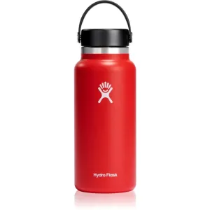 Hydro Flask Wide Mouth Flex Cap Thermoflasche Farbe Red 946 ml