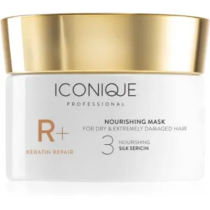 ICONIQUE Professional R+ Keratin repair Nourishing mask erneuernde Maske für trockenes und beschädigtes Haar 200 ml