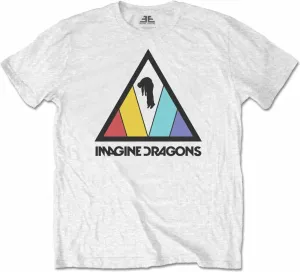Imagine Dragons T-Shirt Triangle Logo White 2XL
