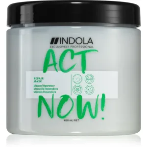 Indola Act Now! Repair regenerierende Maske mit Tiefenwirkung für das Haar 650 ml