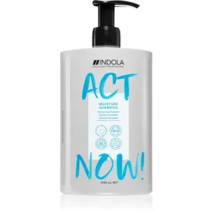 Indola Act Now! Moisture Shampoo Pflegeshampoo zur Hydratisierung der Haare 1000 ml