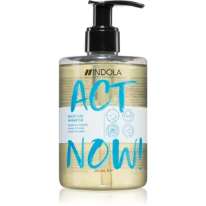 Indola Act Now! Moisture Shampoo Pflegeshampoo zur Hydratisierung der Haare 300 ml