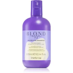 Inebrya BLONDesse No-Yellow Shampoo Shampoo zum Neutralisieren von Gelbstich für blonde und graue Haare 300 ml