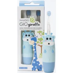 innoGIO GIOGiraffe Sonic Toothbrush Zahnbürste mit Schalltechnologie für Kinder Blue 1 St
