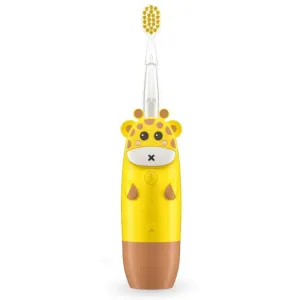 innoGIO GIOGiraffe Sonic Toothbrush Zahnbürste mit Schalltechnologie für Kinder Yellow 1 St