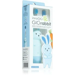 innoGIO GIORabbit Sonic Toothbrush Zahnbürste mit Schalltechnologie für Kinder Blue 1 St