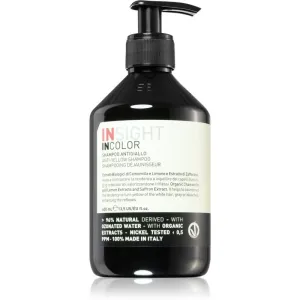 INSIGHT Anti-Yellow Shampoo zum Neutralisieren von Gelbstich für blonde und graue Haare 400 ml